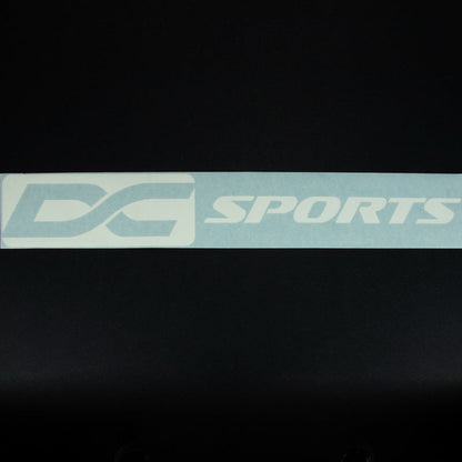 DC Sports White Die Cut Sticker