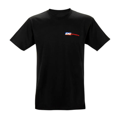 Black DC Colored Logo T-Shirt.