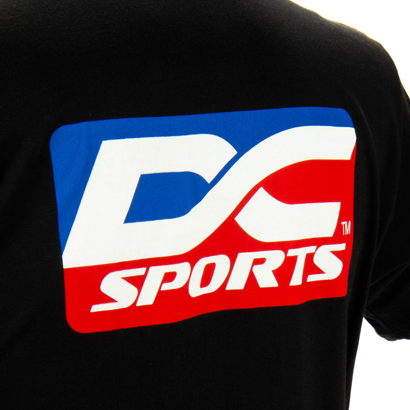 Black DC Colored Logo T-Shirt.